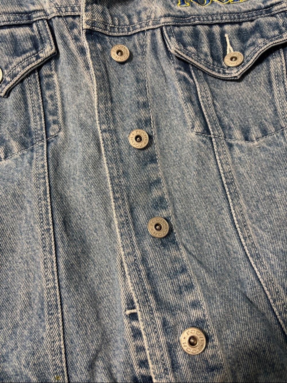 Vintage 90’s Winnie the Pooh Jean Jacket - Women’s Small - Picture 3 of 4